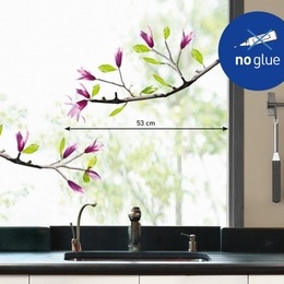 Sticker de geam "Ramurele de magnolie"