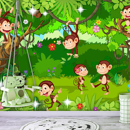 Fototapet - Monkey Tricks
