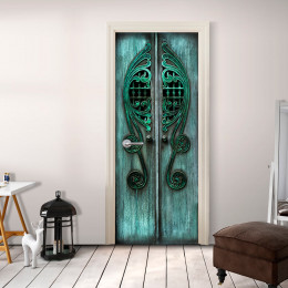 Fototapet pentru ușă - Emerald Gates