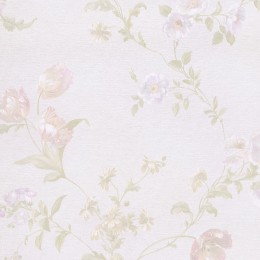 Tapet superlavabil floral discret vintage