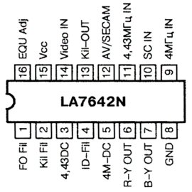 La7642n схема включения