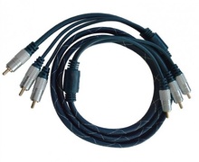 Cablu 3 RCA - 3 RCA 1.5M Gold