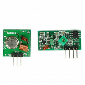 Kit Emitator - Receptor RF 433Mhz