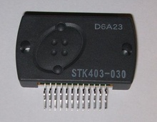 STK403-030E = STK403-030 Audio Circuit intégré 12-PIN 2-channel AF Power Amp