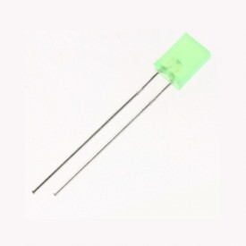 LED verde dreptunghiular 3V 5x2mm