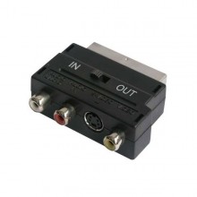 Adaptor Scart la RCA & SVHS + Comutator
