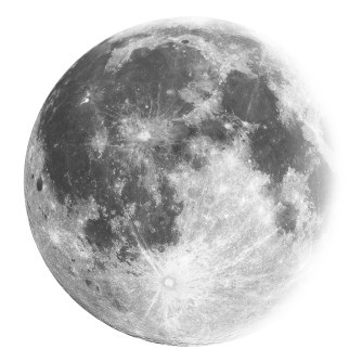 Moon- sticker decorativ