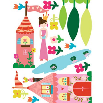 Princess Sticker Centimetru