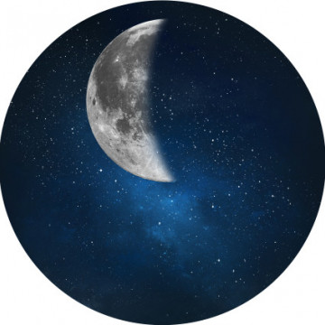 Semiluna - sticker decorativ