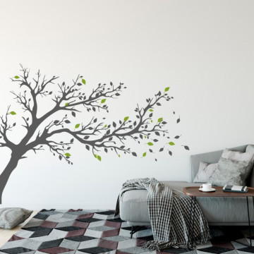 Copacul cu frunze colorate - sticker decorativ