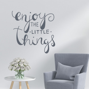 Enjoy little things - sticker decorativ