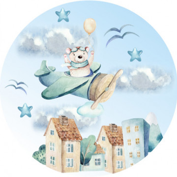 Calatorie in avion! - sticker decorativ