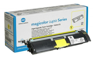 Yellow toner cartridge Magicolor 2400W/2480MF/2500W/2550