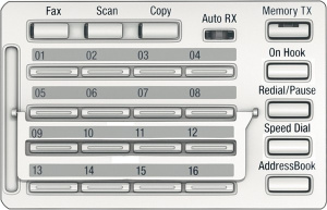 MK-733 Optional Panel Bizhub 215