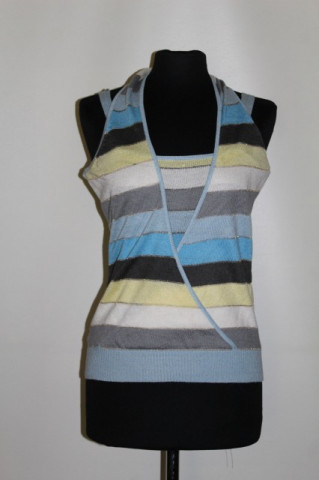 Bluză din tricot cu dungi anii 90