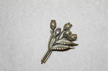 Brosa antique buchet perioada victoriana cca. 1890