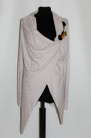 Cardigan patratele in relief repro anii '80