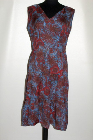 Rochie flori vișinii anii 70