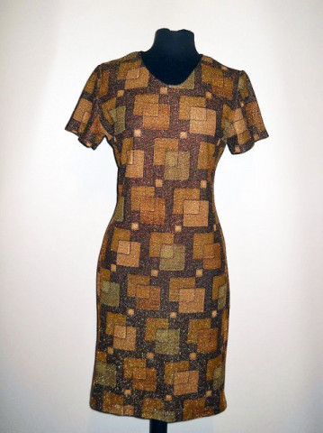 Rochie vintage din lurex anii '70
