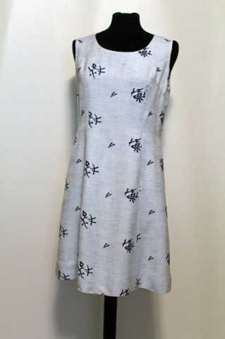 Rochie vintage print litere japoneze anii '60