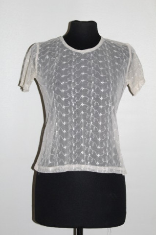 Bluza din tuille brodat anii '90