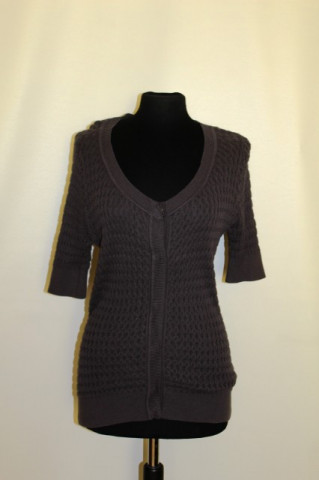 Bluza tricotata gri repro anii '60