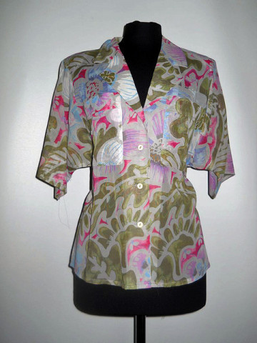 Camasa jungle print anii '60