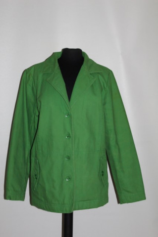 Jacheta denim verde acid anii '90