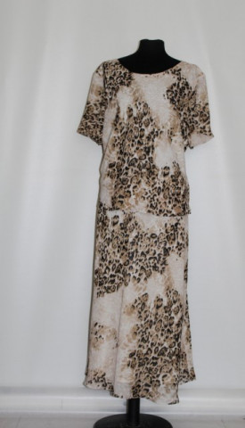 Rochie maxi animal print anii '90