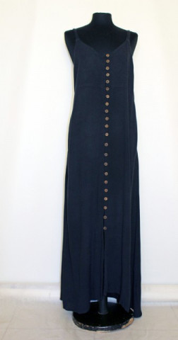 Rochie maxi din panza topita anii '80