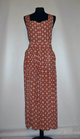 Rochie retro maro "Part Two" anii '80