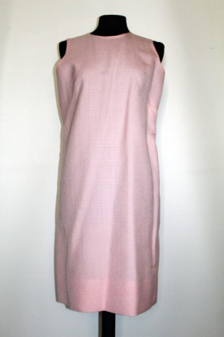 Rochie vintage din stofa roz anii '60