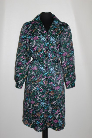 Rochie vintage print floral multicolor anii ‘ 60