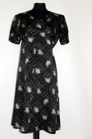 Rochie vintage print frunze anii '60