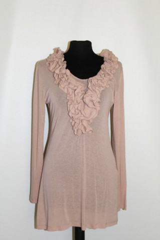 Bluza bej cu jabou repro anii '70