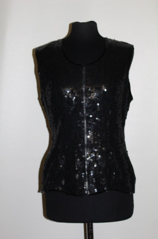 Bluza paiete negre anii '90