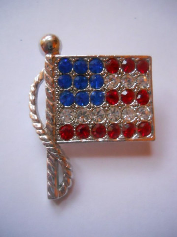 Brosa steag american anii '80