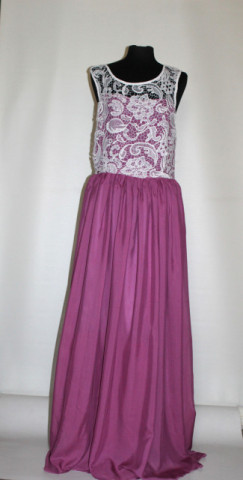 Rochie de seară bust din dantelă repro anii 70