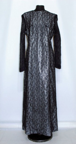 Rochie de seara vintage din dantela neagra anii '60