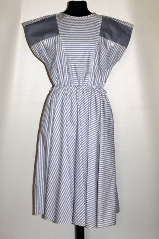 Rochie dungi gri anii 80