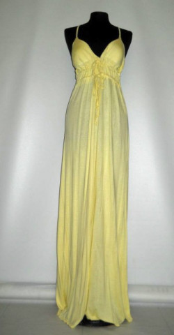 Rochie maxi galbena "Asos" repro anii '70