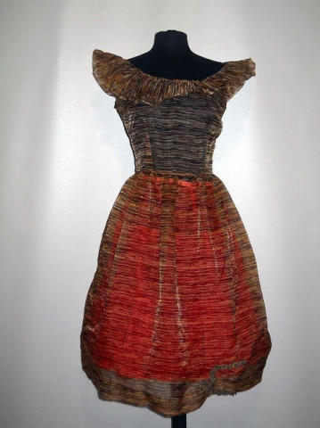 Rochie vintage din organza anii '50