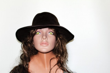 Palarie vintage maro anii '70