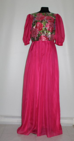 Rochie de seara "E+M Augustat" anii '70