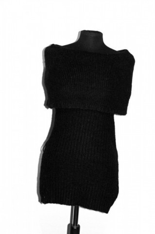 Bluza din tricot negru repro anii '70
