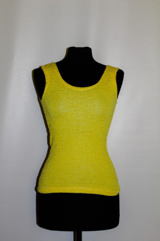 Bluza retro galben neon anii '80