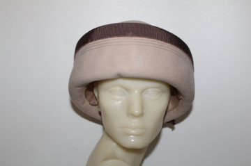 Palarie vintage bicolora anii '60