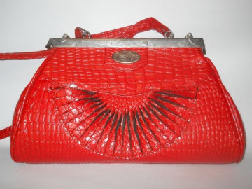 Poseta corai stamp crocodil anii '70