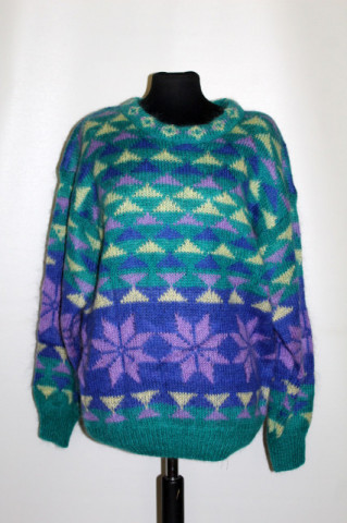 Pulover retro din mohair anii '80