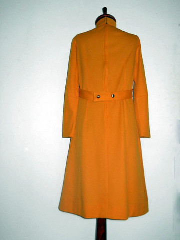 Rochie vintage Portland orange anii '60
